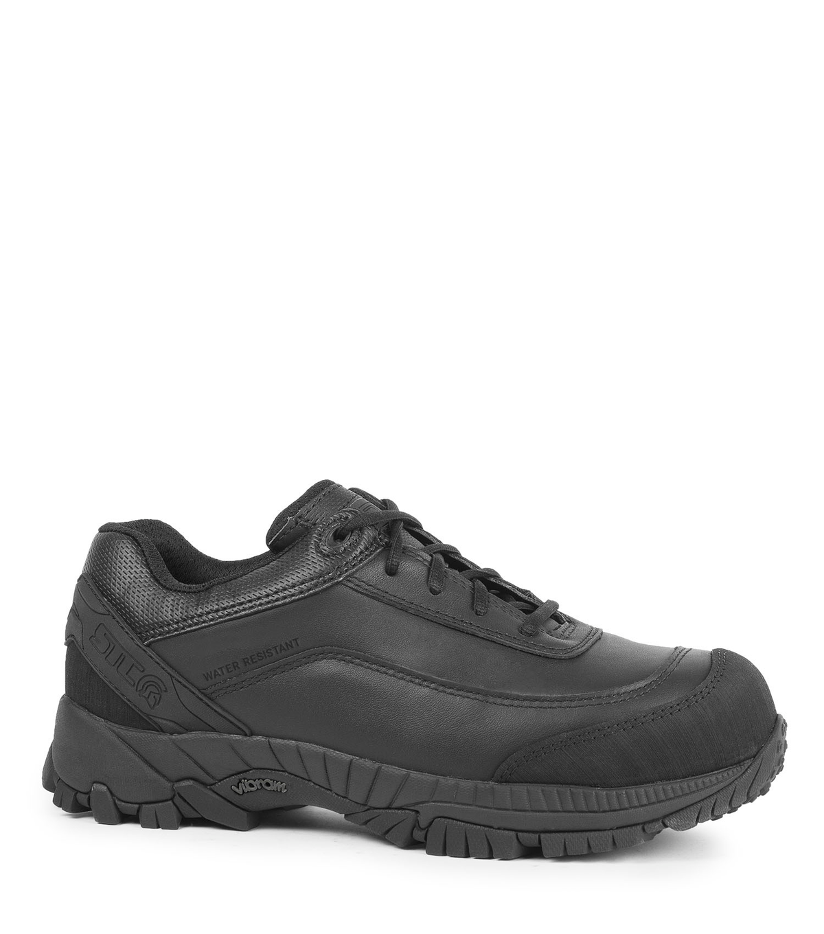 Bruce, noir, souliers de travail athlétiques en cuir, Vibram TC4+