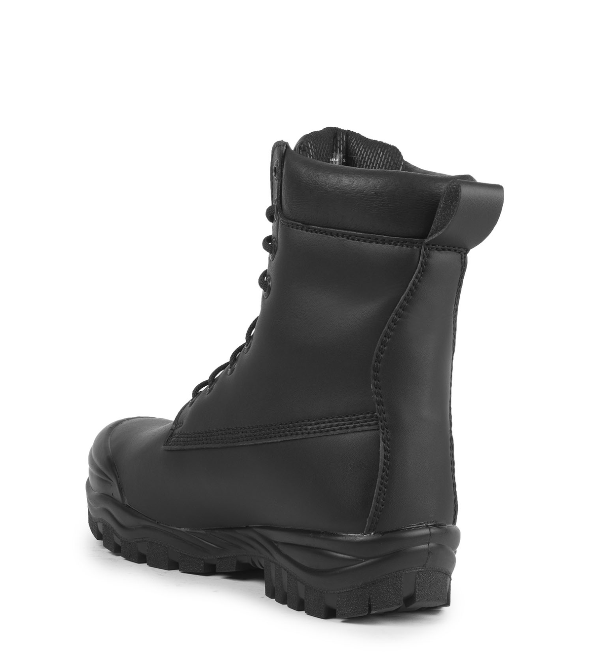 Maska, noir, bottes de travail véganes 8'' isolées, Vibram fire & ice