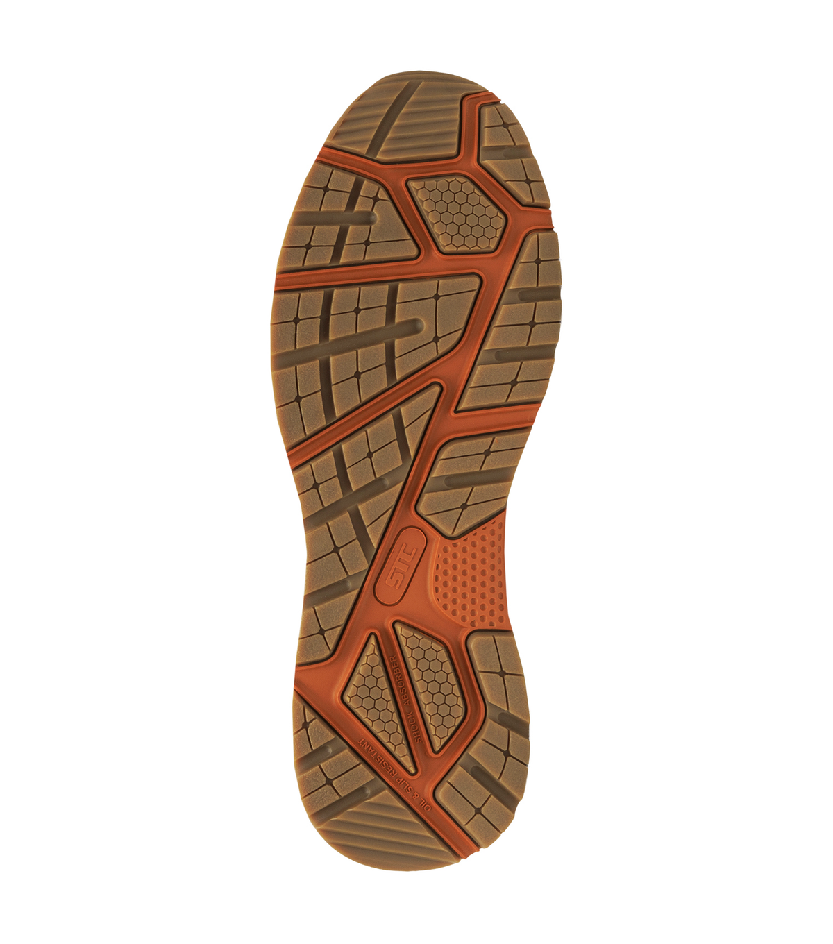 Trainer, noir et marron, souliers de travail athlétiques sans métal