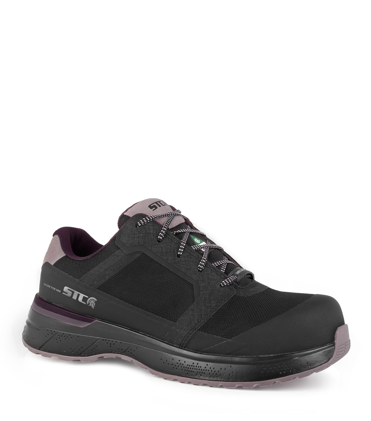 LadyFit, noir, souliers de travail athlétiques légers pour femme