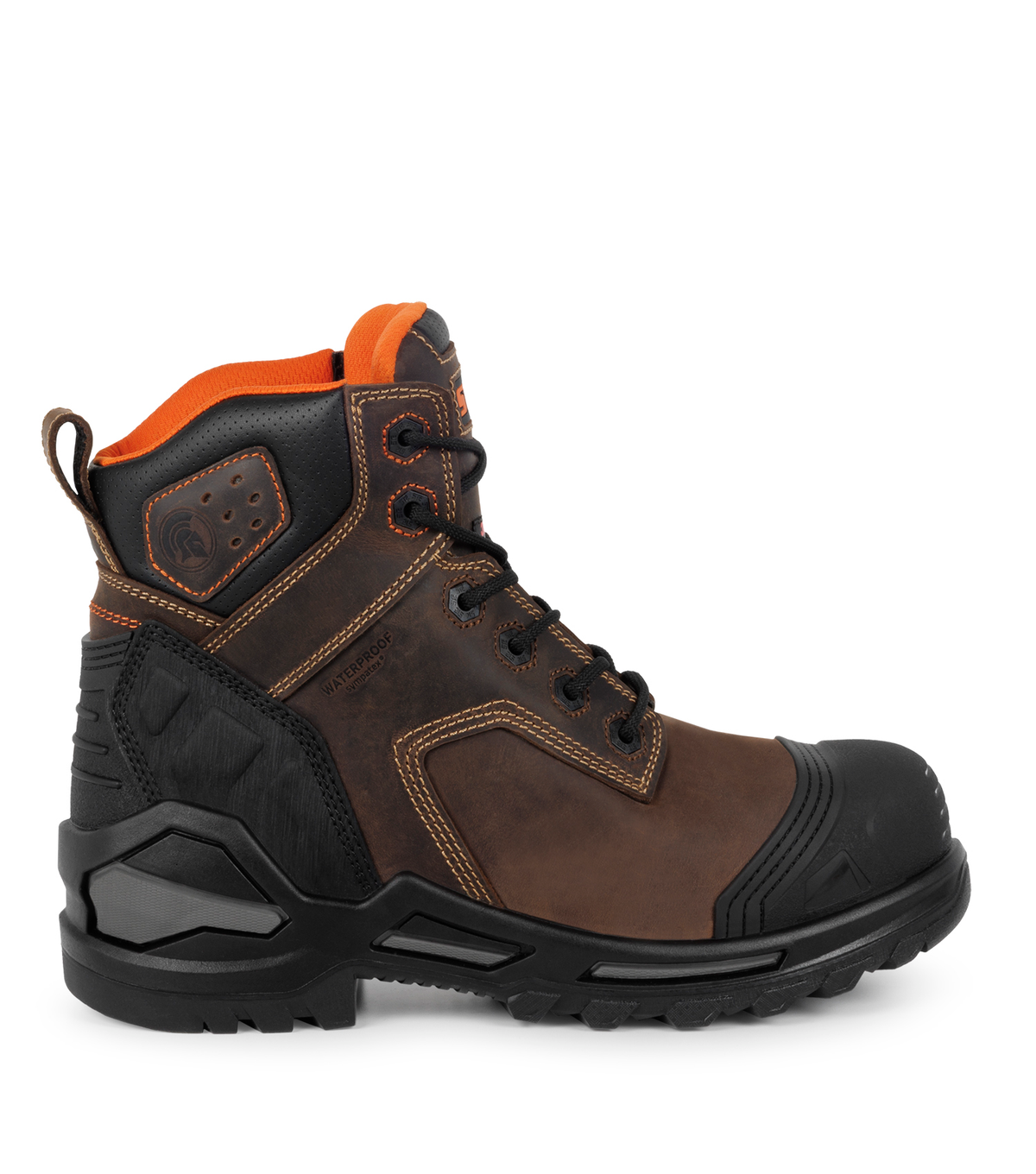 Blade6, brun, bottes de travail 6'' imperméable, Vibram Megagrip Pro