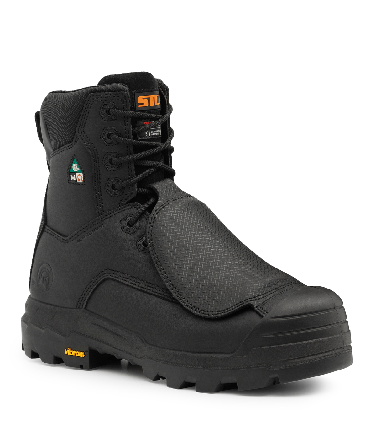 Vulcan, noir, bottes travail 8'', protection métatarsienne, Vibram TC4