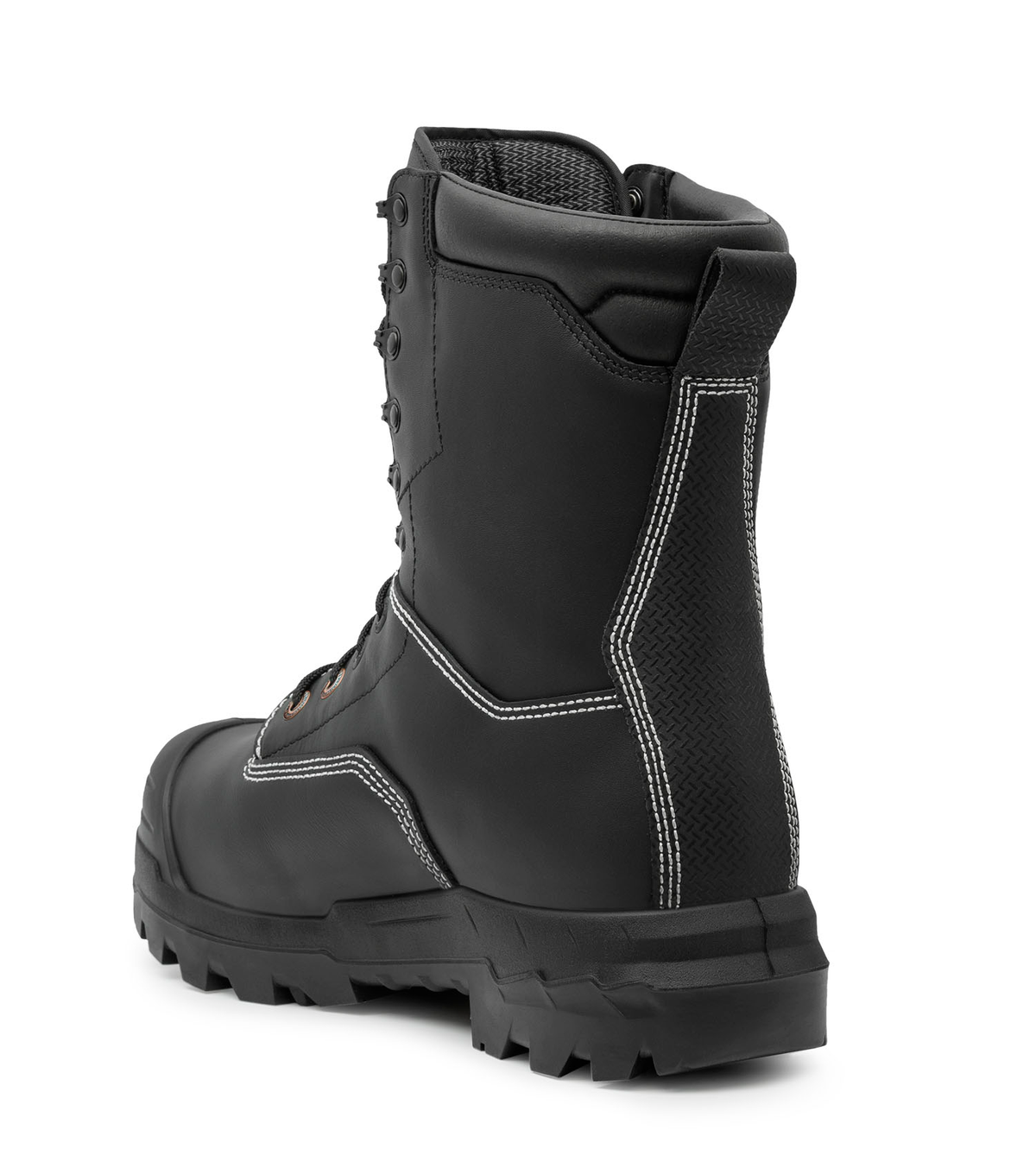 Hardrock flex, noir, bottes de travail 10'' cuir, protection métatars