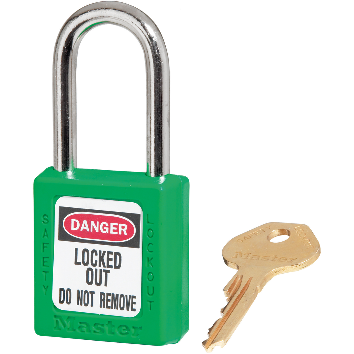 Boite de 3 cadenas Zenex série 410, cadenas de sécurité, clés identiques, thermoplastique, largeur de 1-1/2", noir