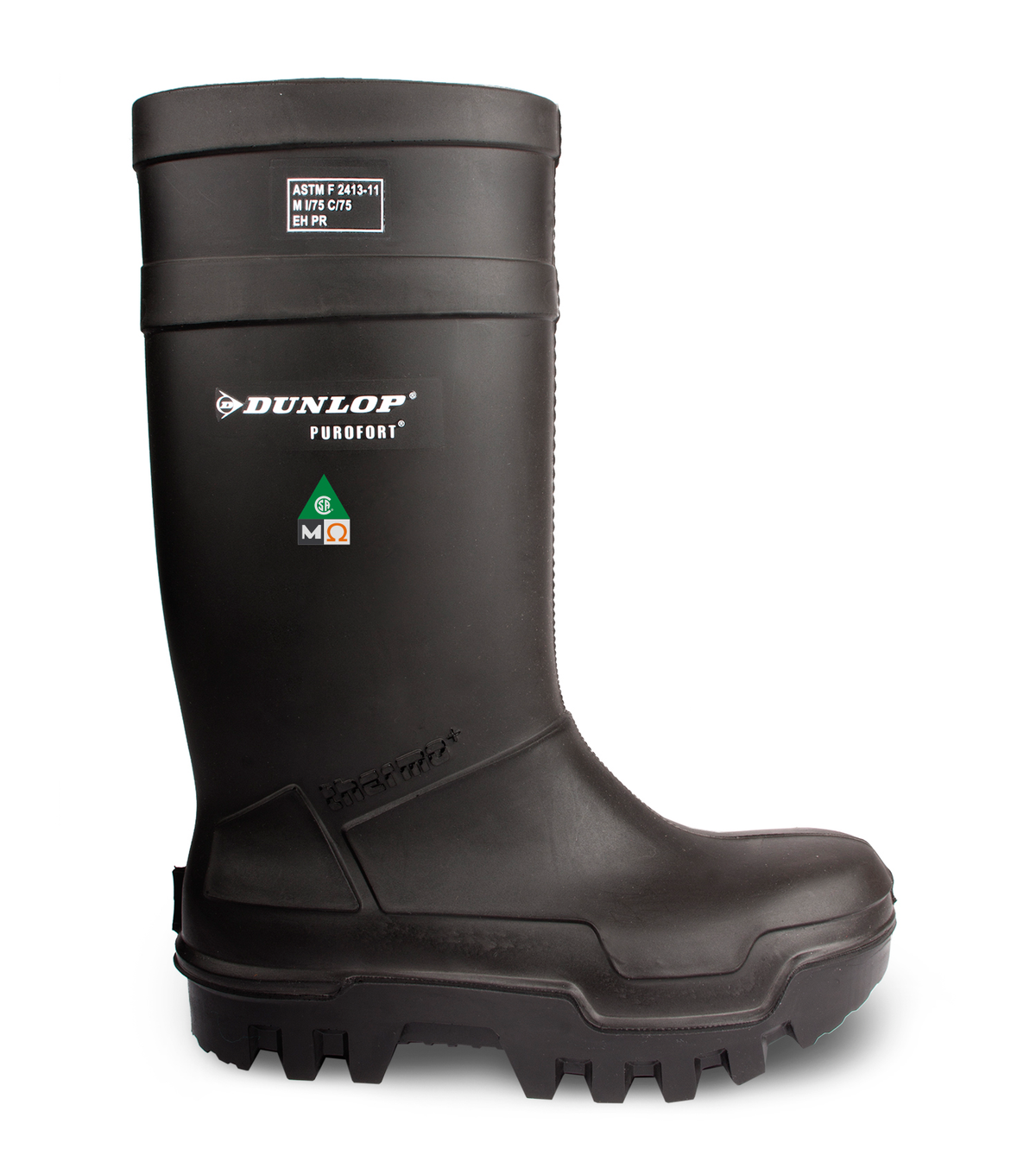 Purofort Thermo+ Full Safety, noir, bottes de travail en PU isolées