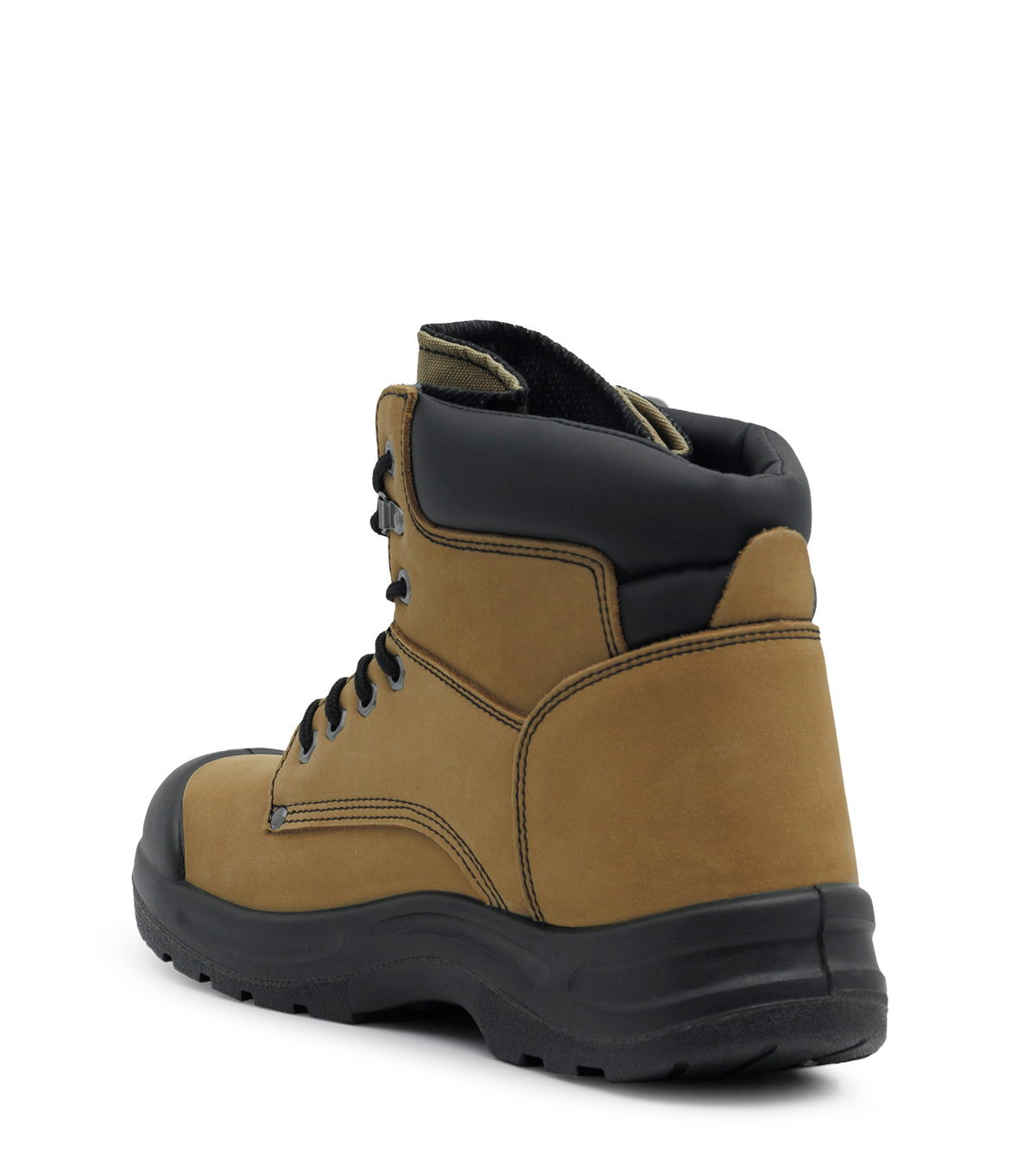 Protect6, tan, bottes de travail 6" en cuir