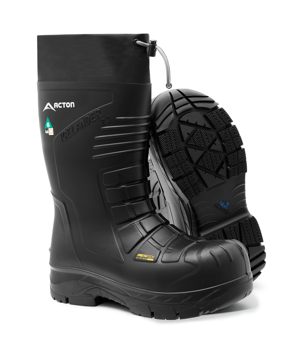 Icelander 2.0, noir, bottes travail isolées, protection métatarsienne