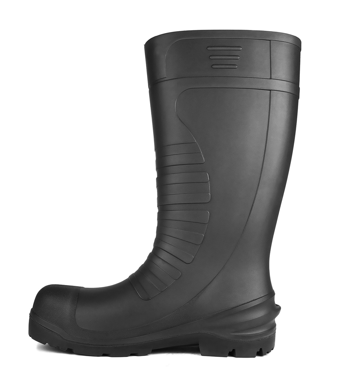 All terrain, noir, bottes de travail 15'' imperméable en pu