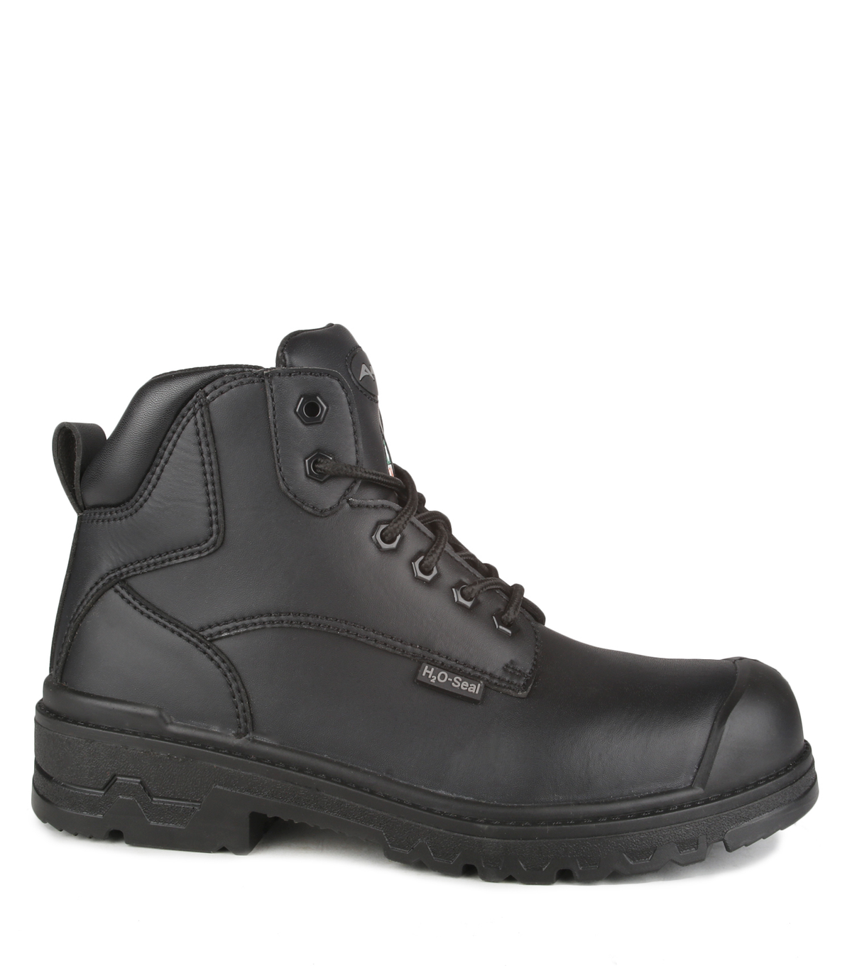 Profiber, noir, bottes de travail 6'' véganes en microfibre