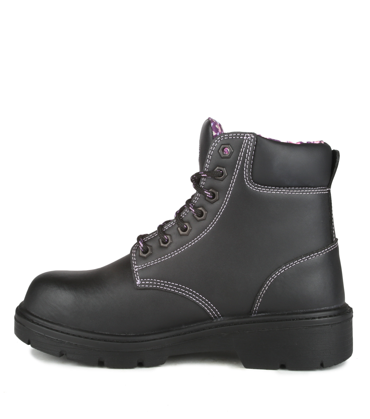 Prolady, noir, bottes de travail 5'' en cuir