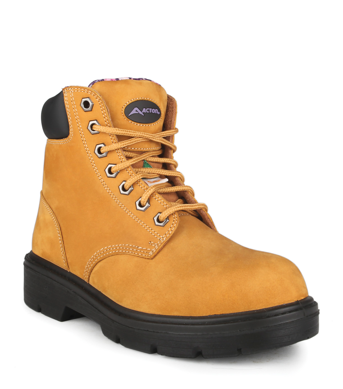 Prolady, tan, bottes de travail 5'' en nubuck