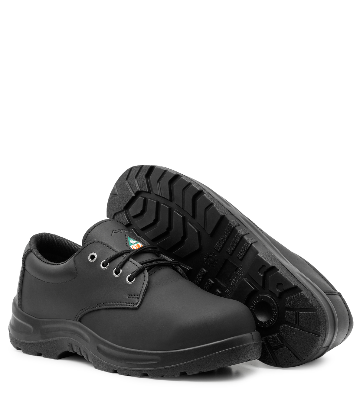 Protect, noir, souliers de travail en cuir