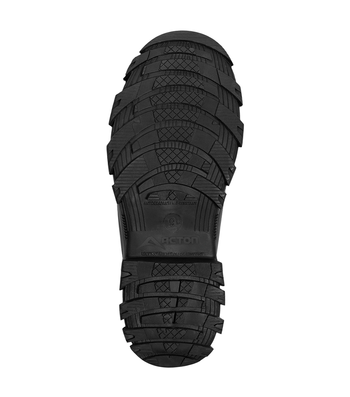 Proforce, noir, bottes tactiques de sécurité 8’’ non détectables