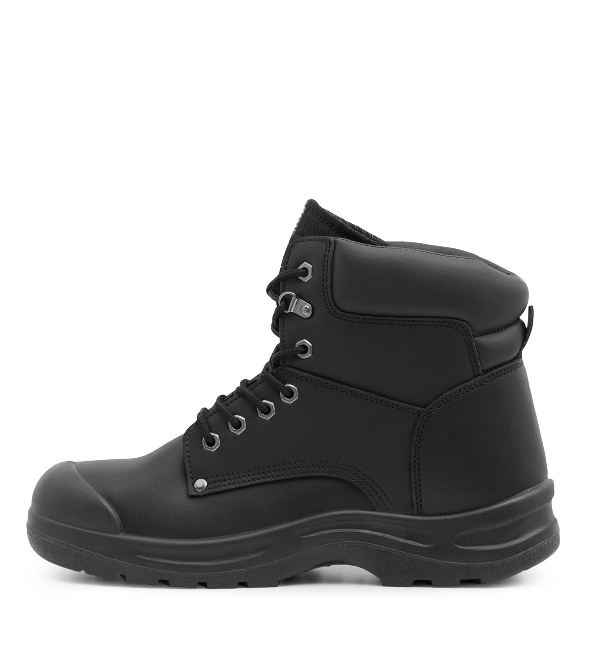 Protect6, noir, bottes de travail 6" en cuir