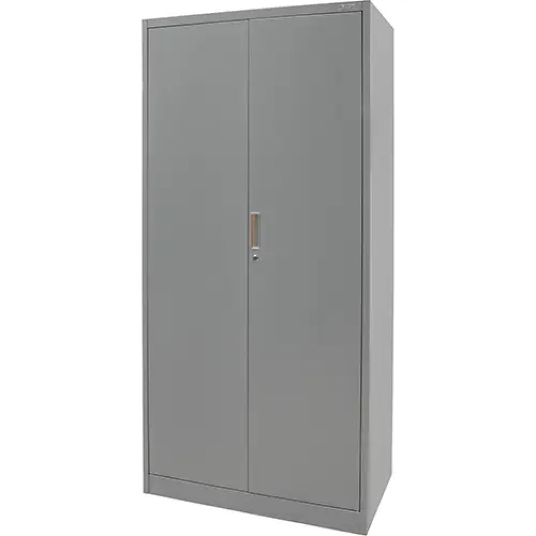 Armoire de rangement combinée, 36" la x 18" p x 72" h, gris