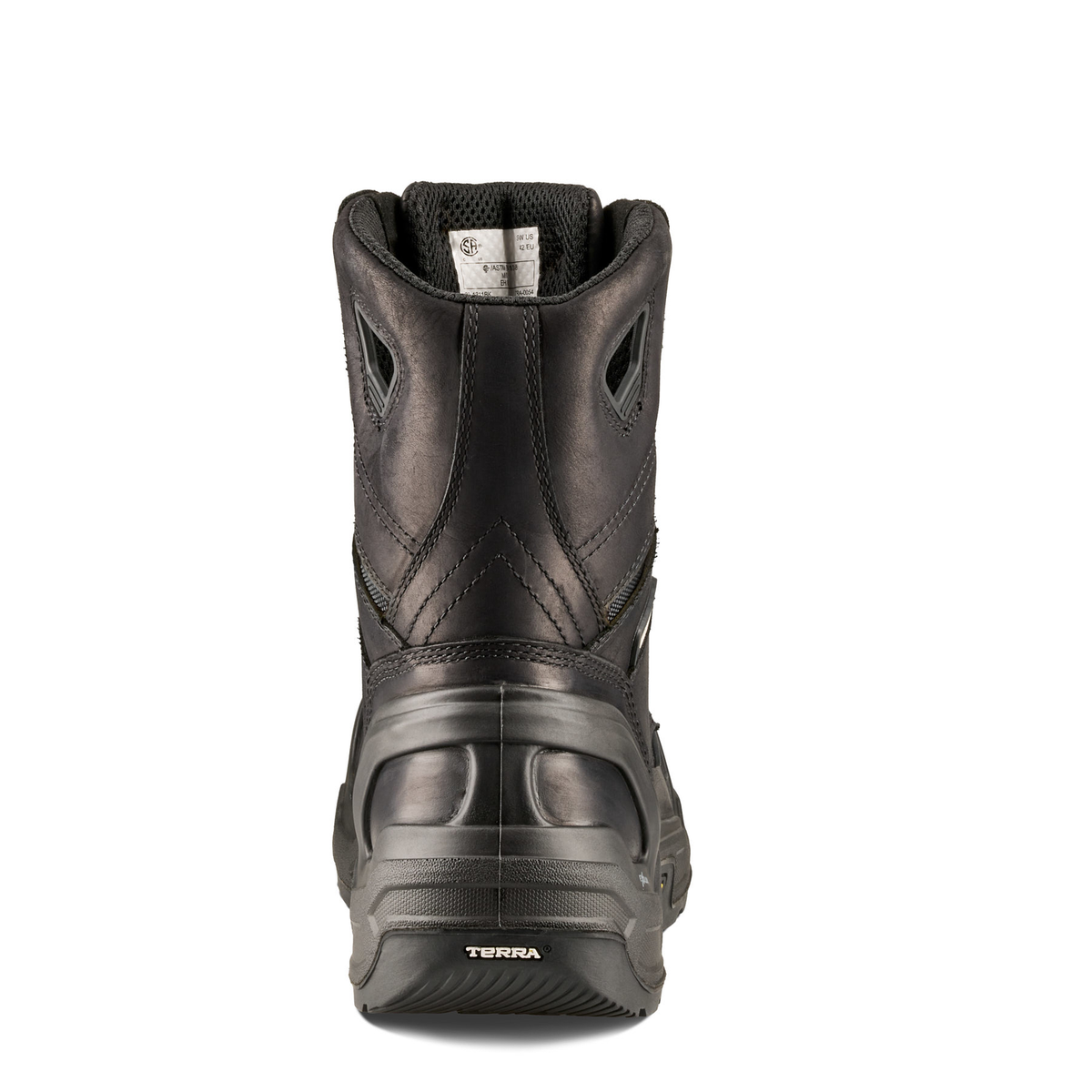 Bottes de travail imperméable Terra Exile 25 de 8 po pour hommes avec embout en composite, noir