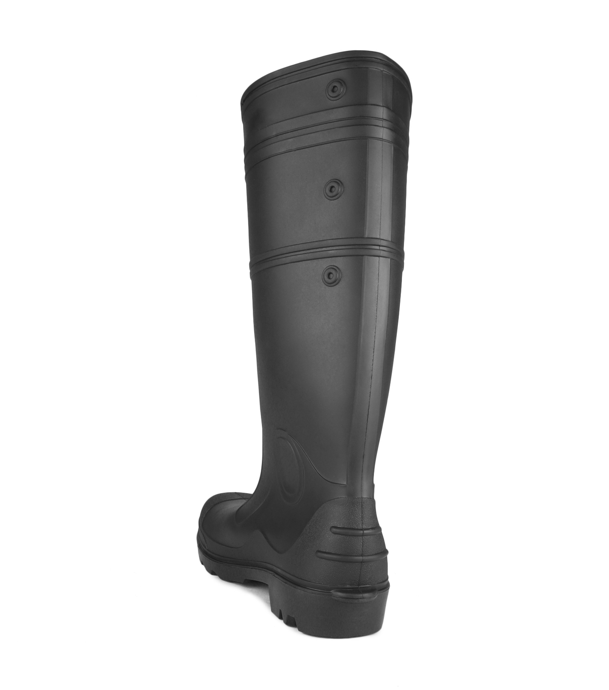 Function, noir, bottes de pluie imperméable 16'' en PVC