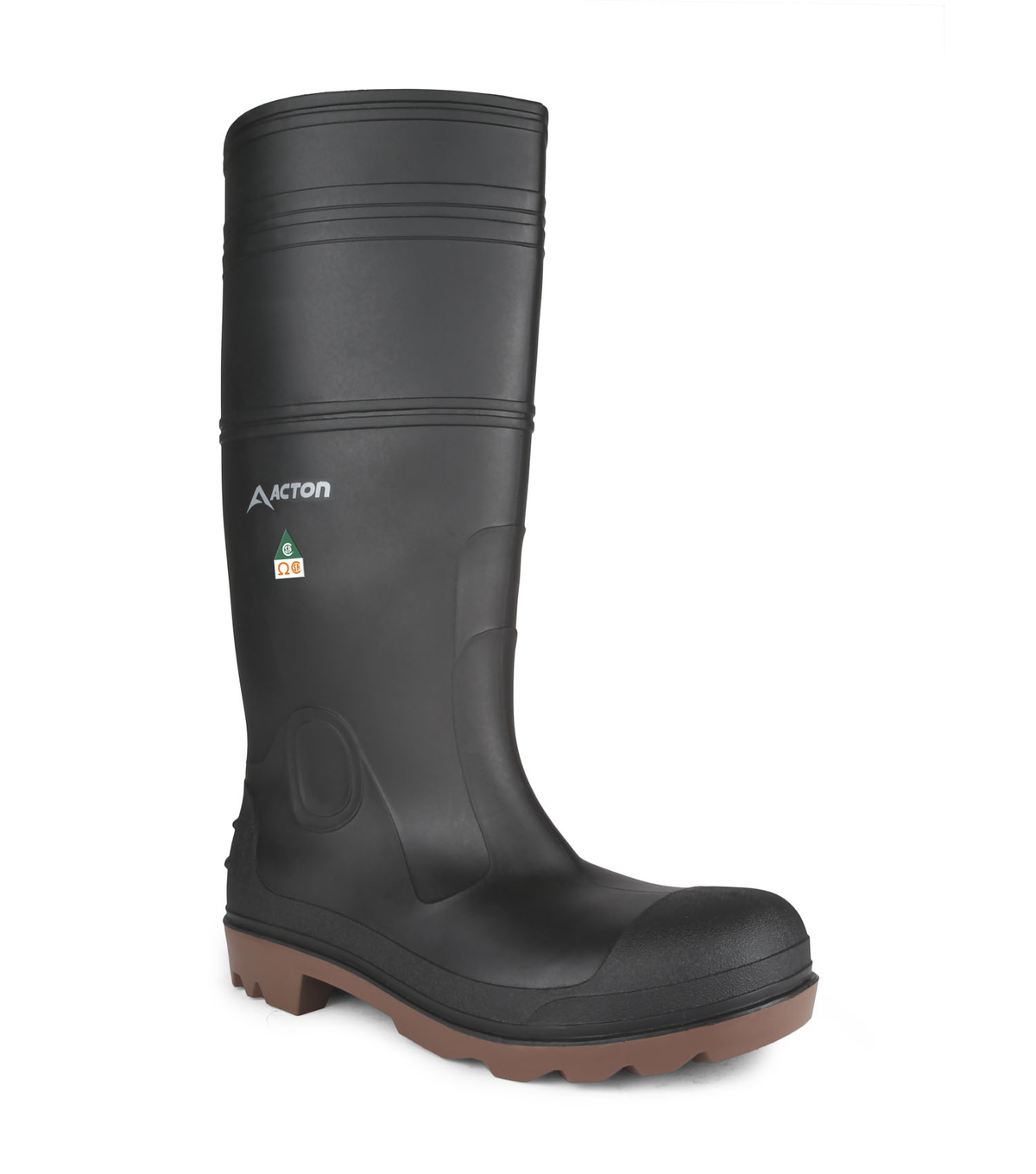 Function CSA esr, noir, bottes de travail imperméable 16'' en PVC