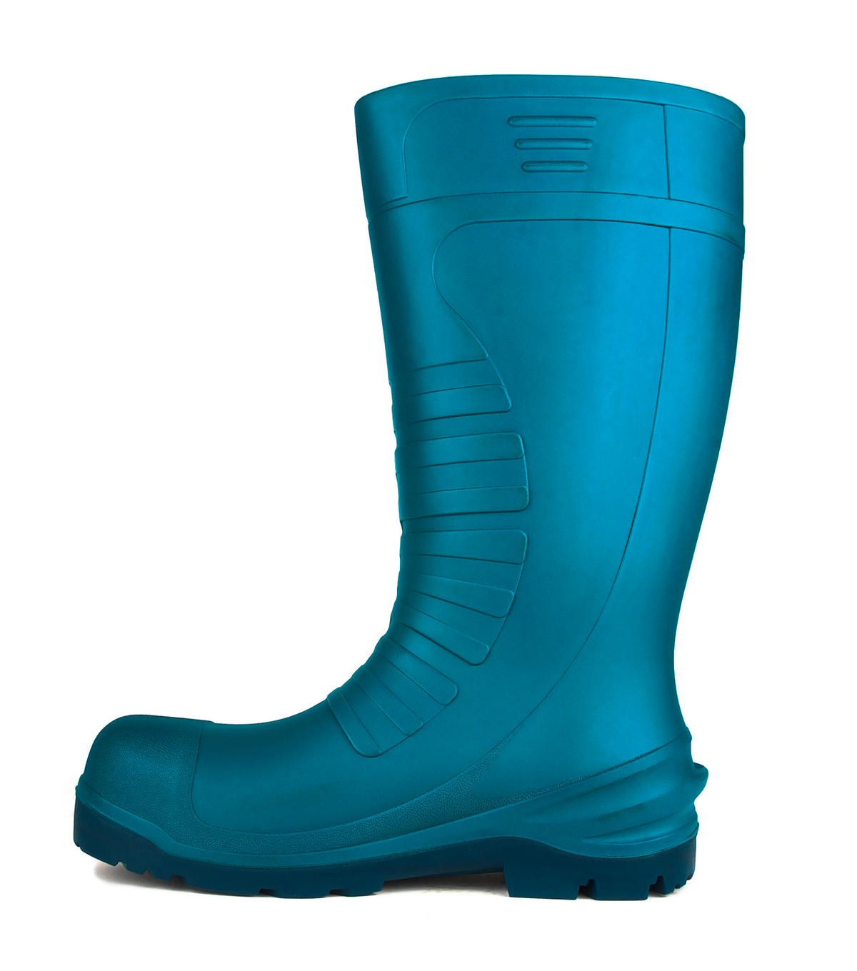 All terrain, bleu, bottes de travail imperméable 15'' en pu