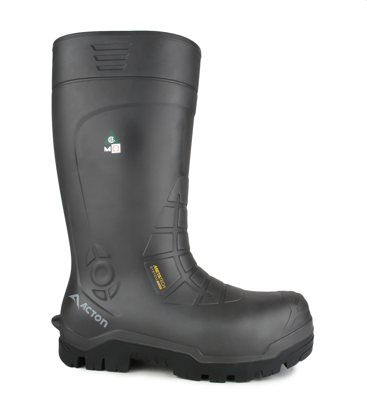All weather, gris, bottes de travail 15'', protection métatarsienne
