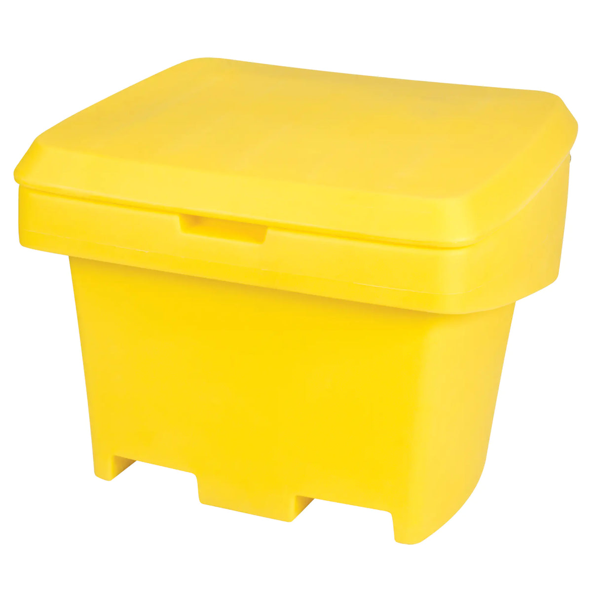 Contenant de rangement robuste pour l'extérieure pour sel et sable, 30" x 24" x 24", 5,5 pi³, Jaune