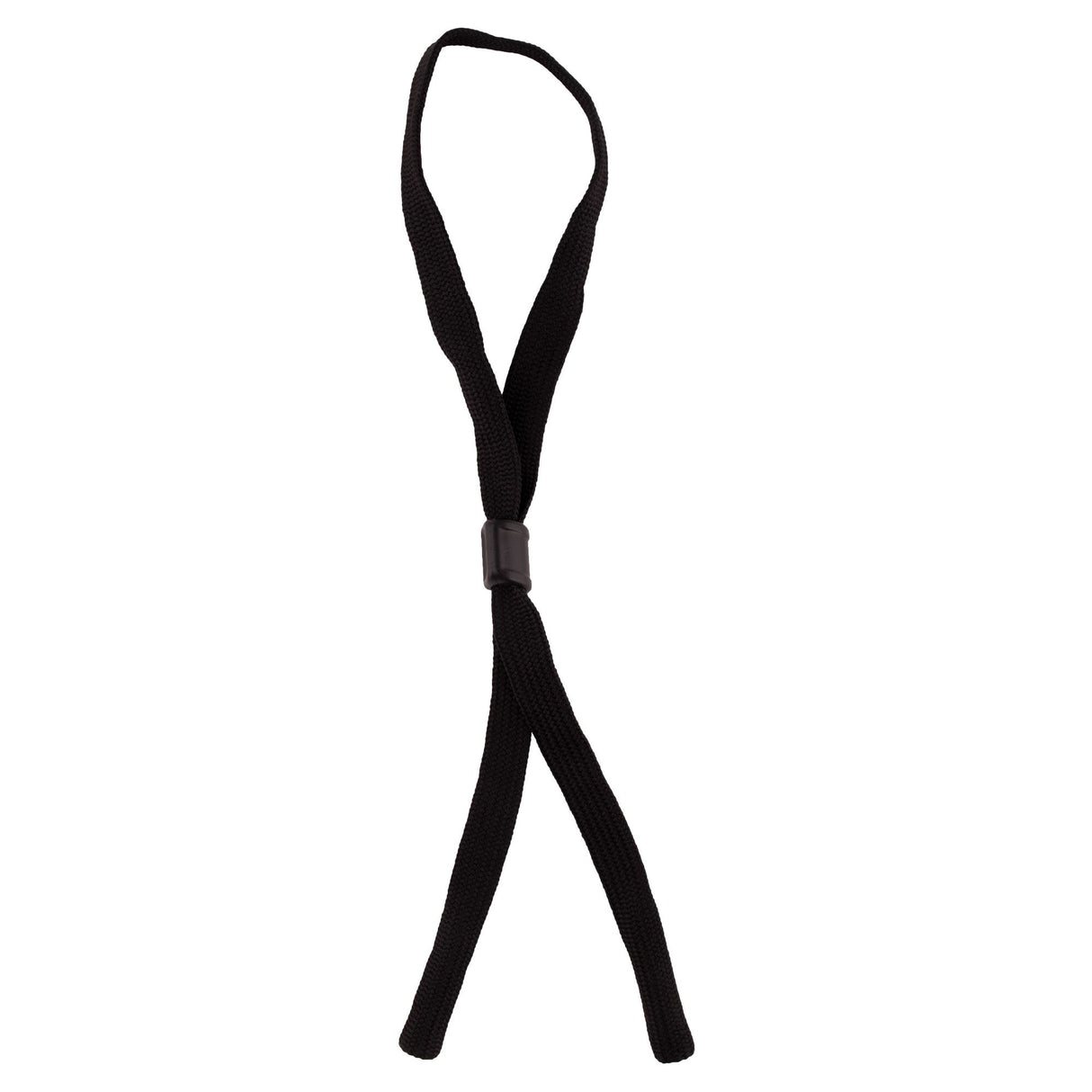 Cordon ajustable pour lunettes de sécurité, taille unique, noir