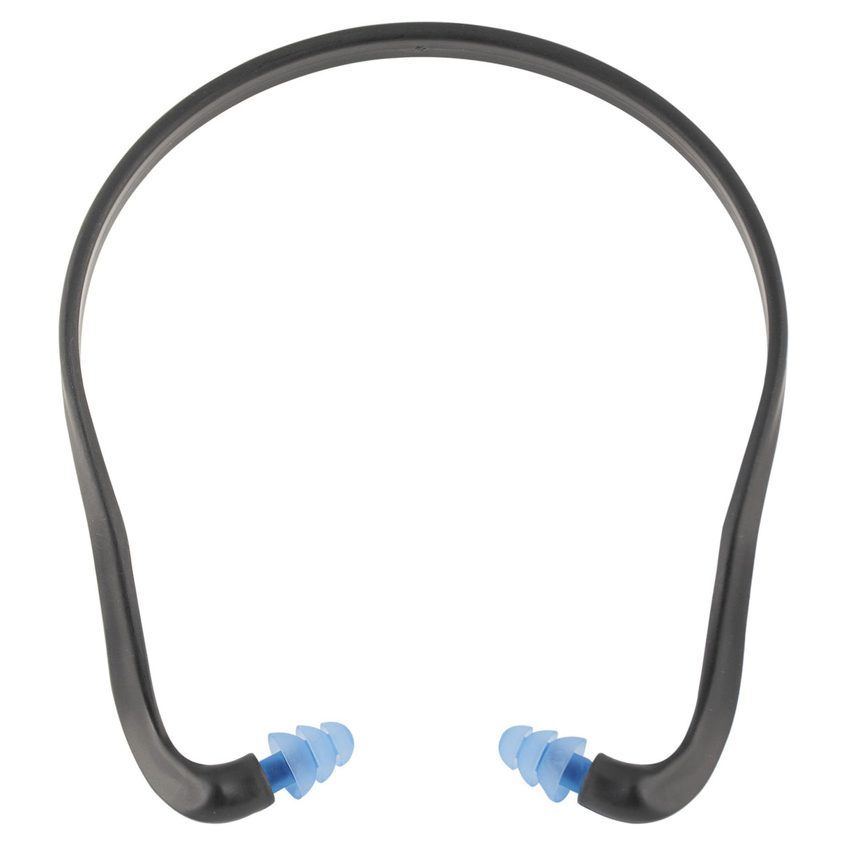 Boîte de 10 bouchons d'oreilles serre-tête, taille unique, bleu et noir