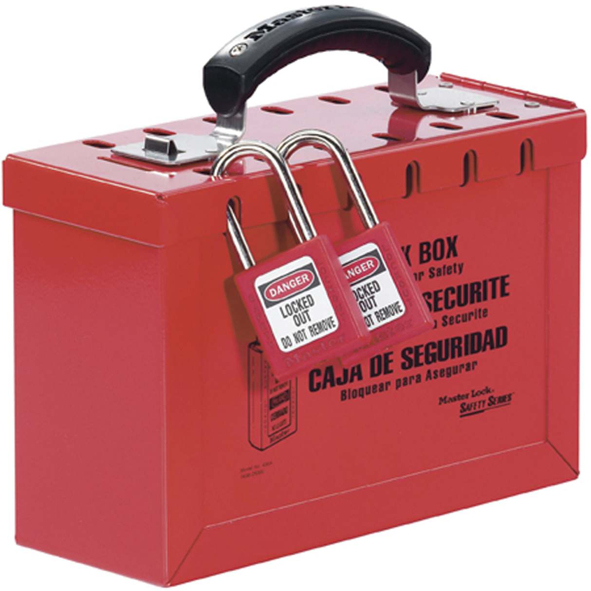 Boîtier de verrouillage portatif pour groupe Latch Tight, Rouge