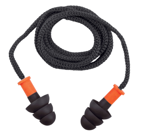 Bouchons d'oreilles réutilisables avec prise en main facilité, boîte de 50