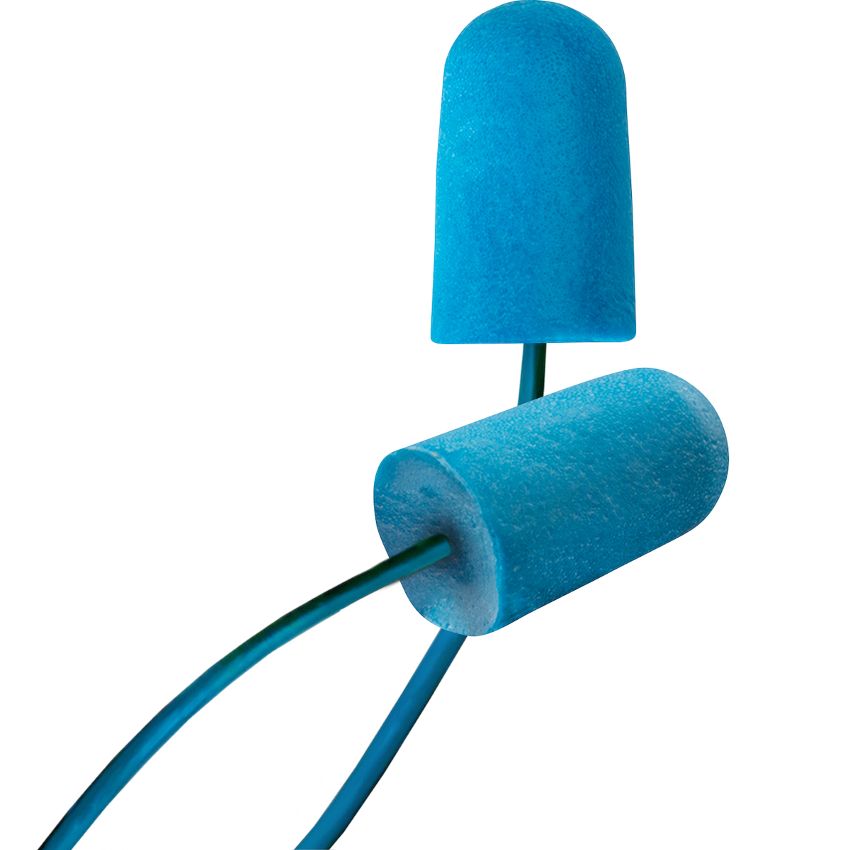 Bouchon d'oreille détectable jetable, avec corde, en mousse BioSoft™ d'origine biologique - NRR 32