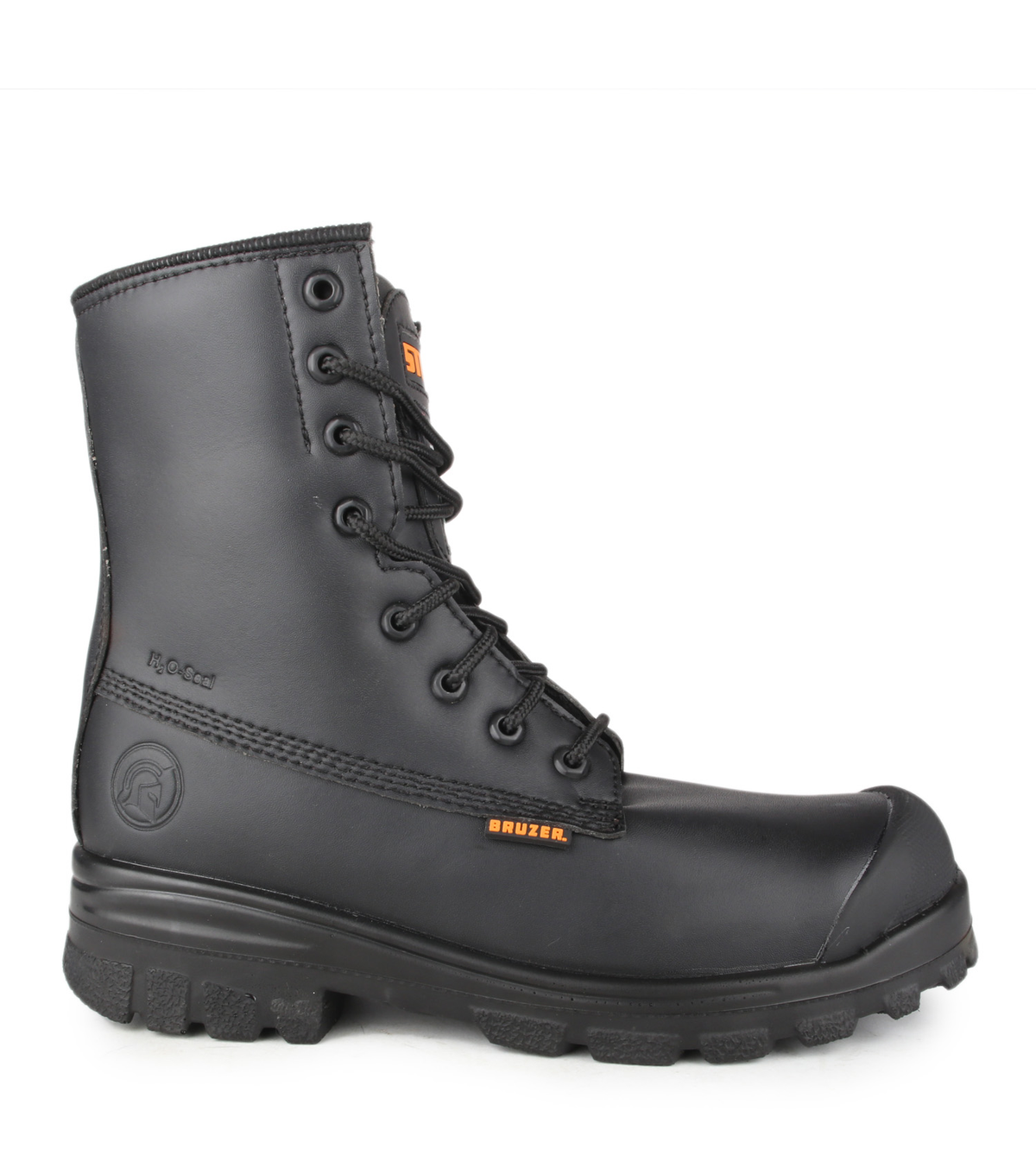Keep, noir, bottes de travail 8'' véganes en microfibre