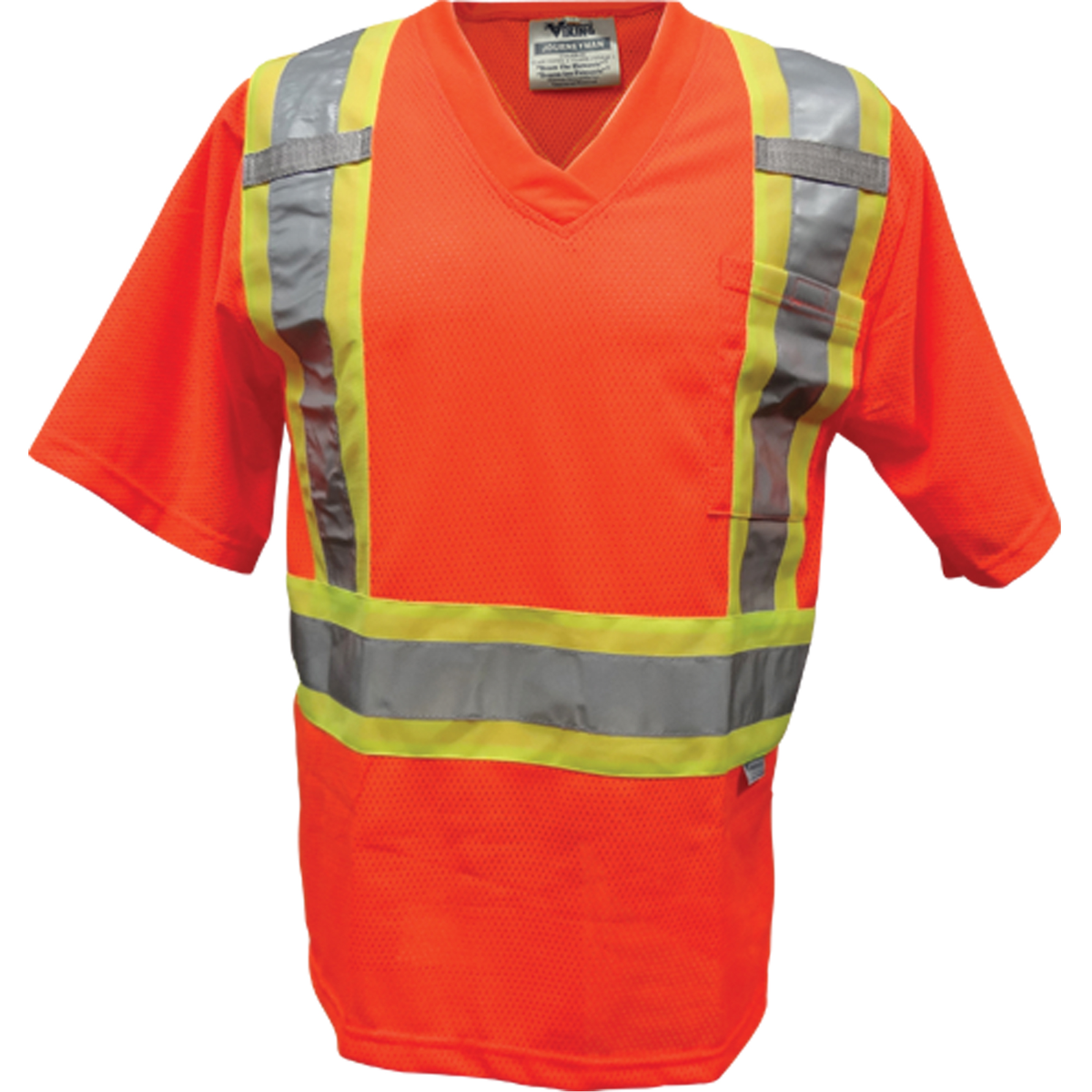 T-shirt de sécurité en maille, polyester, orange
