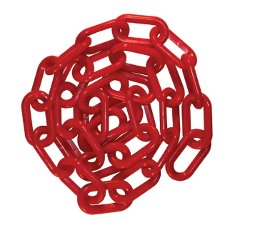 Chaîne en plastique, Rouge 50'