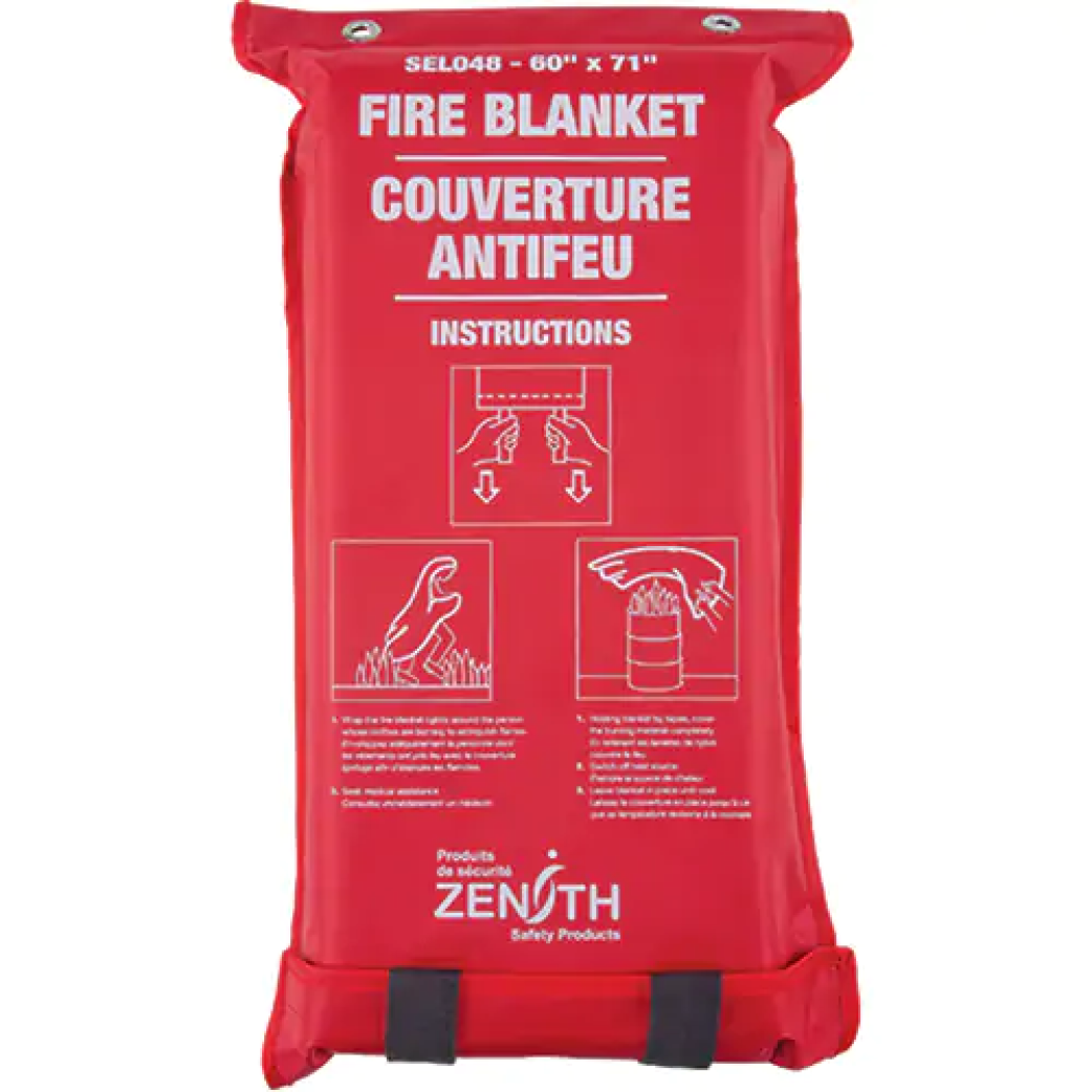 Couverture anti-feu, fibre de verre, 60"la x 71"lo