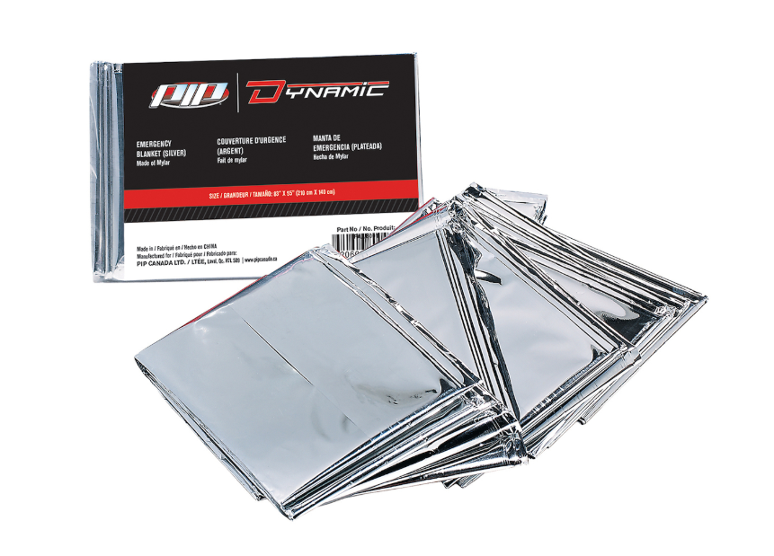 Couverture d'urgence, polyester