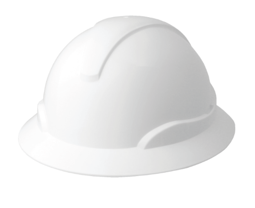 Casque de sécurité large de bord type 2, testé à l’impact et à la pénétration aux témperatures extrême