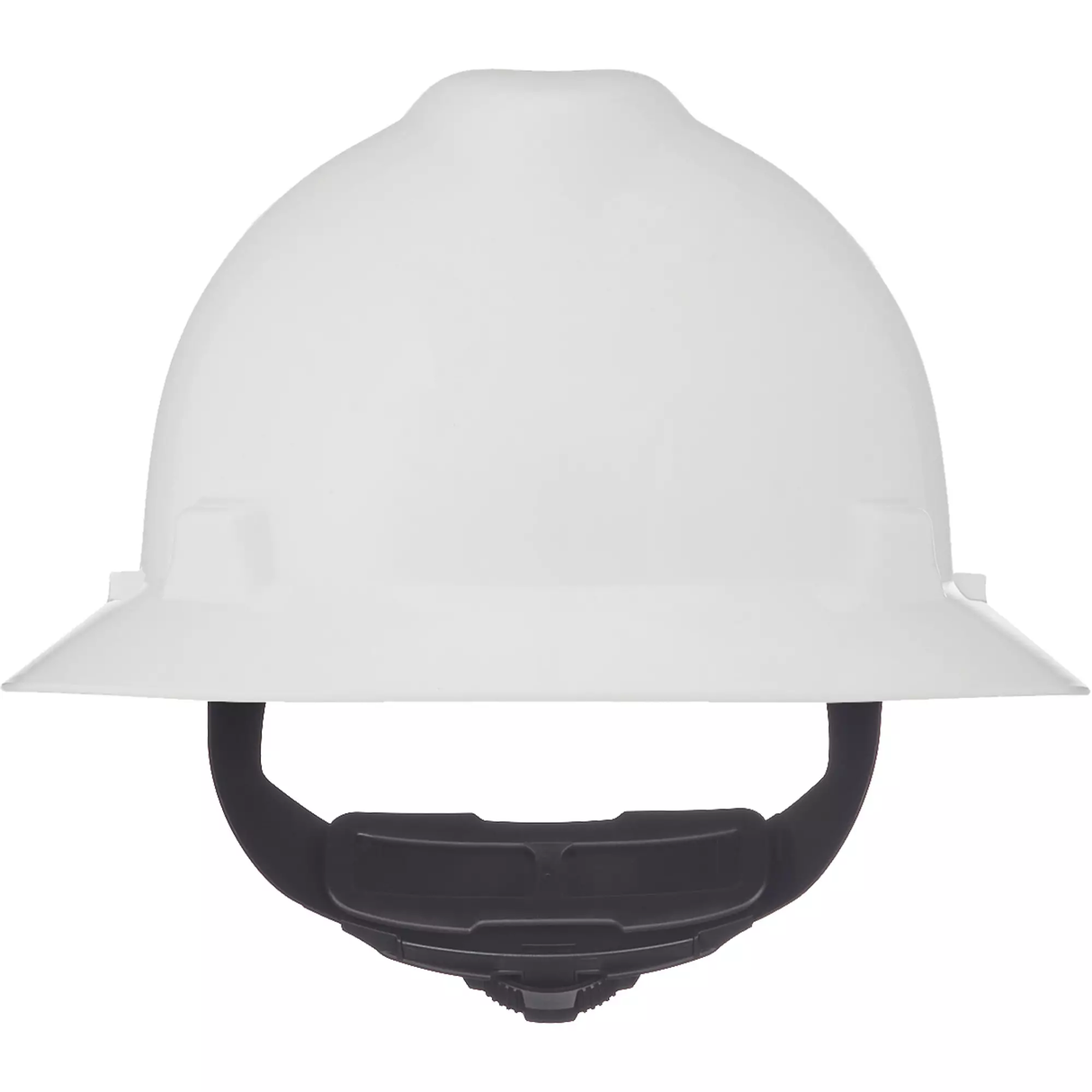 Casques de sécurité à bordure complète V-Gard, Suspension Rochet, Blanc
