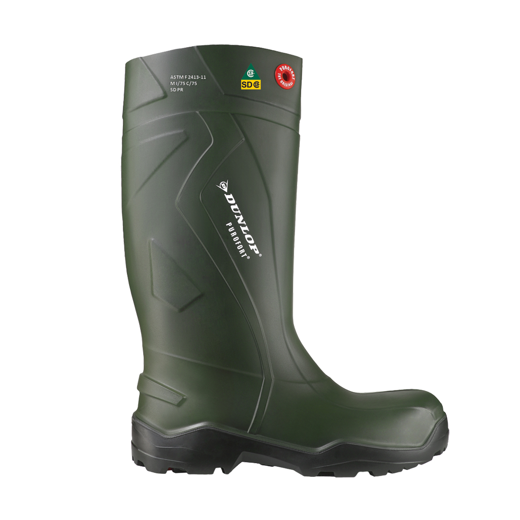 Purofort+ Full Safety, vert, bottes de travail 15'' SD isolées en PU