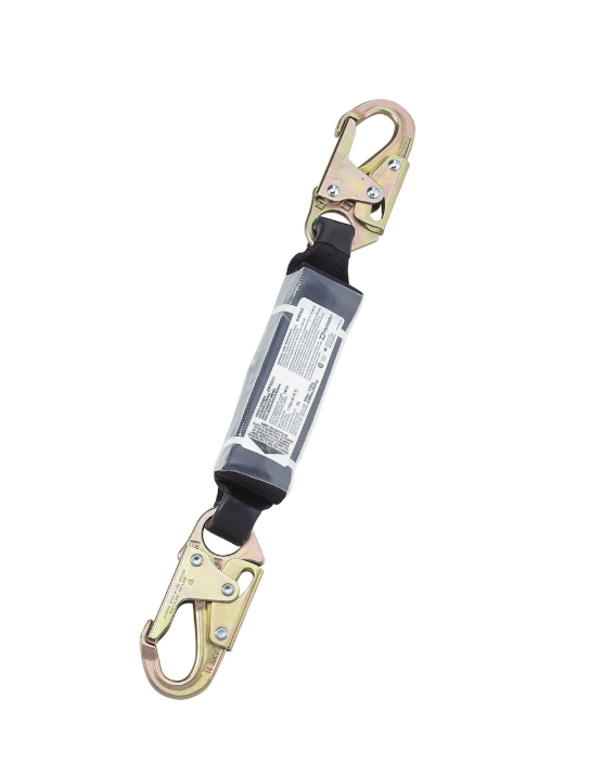 Absorbeur d'énergie avec deux connecteurs Snap Hook 18"