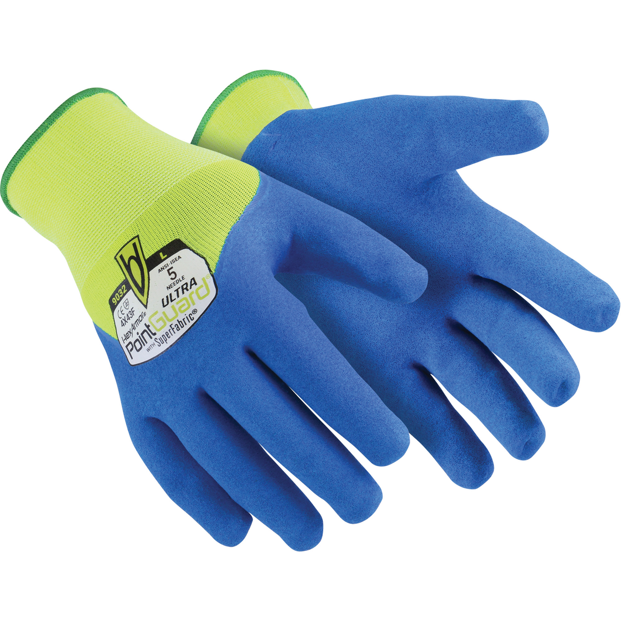 Gants résistants aux coupures PointGuard Ultra 9032, calibre 15, revêtement nitrile, enveloppe en SuperFabric, ASTM ANSI niveau A9