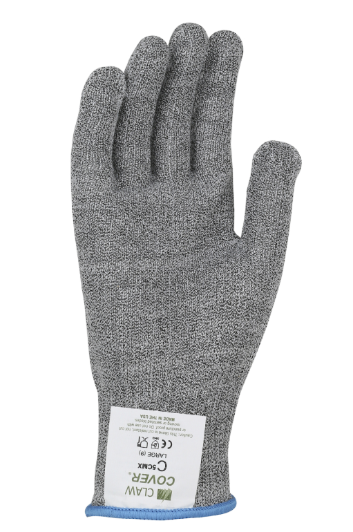Tricot sans couture HPPE / acier inoxydable mélangé avec un gant de placage Sta-COOL® - poids moyen