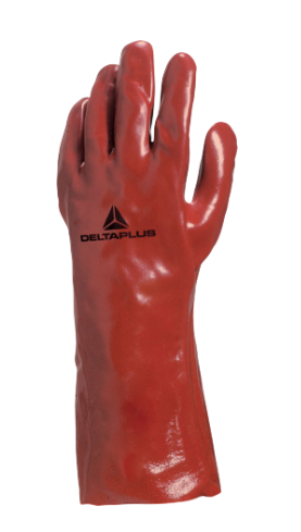 PVC7335, Gant chimique, offrant une protection complète de l’avant-bras face aux projections d’huiles et d’hydrocarbures en usage prolongé