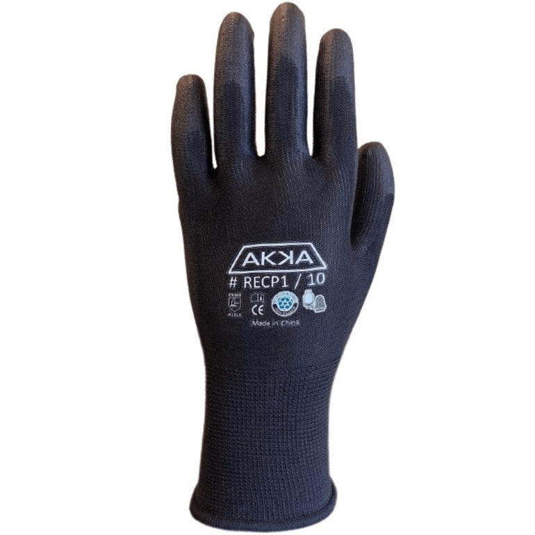 Tricot 37% REC, enduit PU, non pelucheux