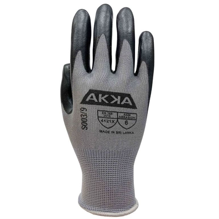 Tricot polyester, encuit de caoutchouc-nitrile, grande durée de vie : ABRASION ANSI