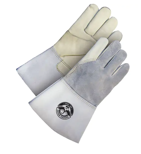 Gants de soudage en cuir fleur utilitaire Gander Brand, cuir fleur de vache