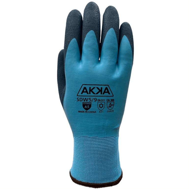 Gant coupure ANSI A5, imperméable, double enduit latex sableux et lisse, doublé