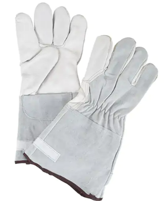 Gants de travail à ajustement d'usage standard, Paume en Cuir fleur de chèvre