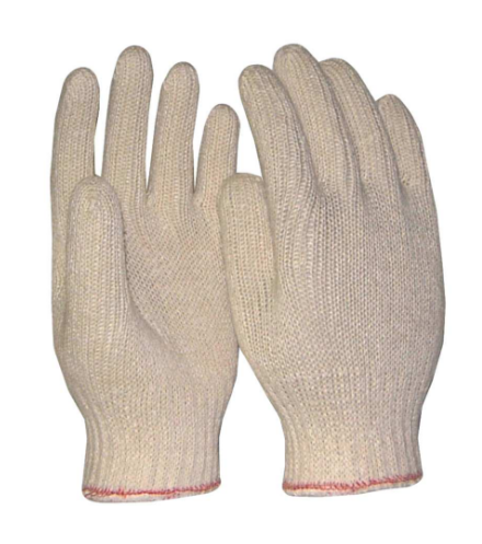 KNITTED POLYCOTTON BEIGE, Gant tricoté aide à éviter l'accumulation excessive de chaleur dans les mains