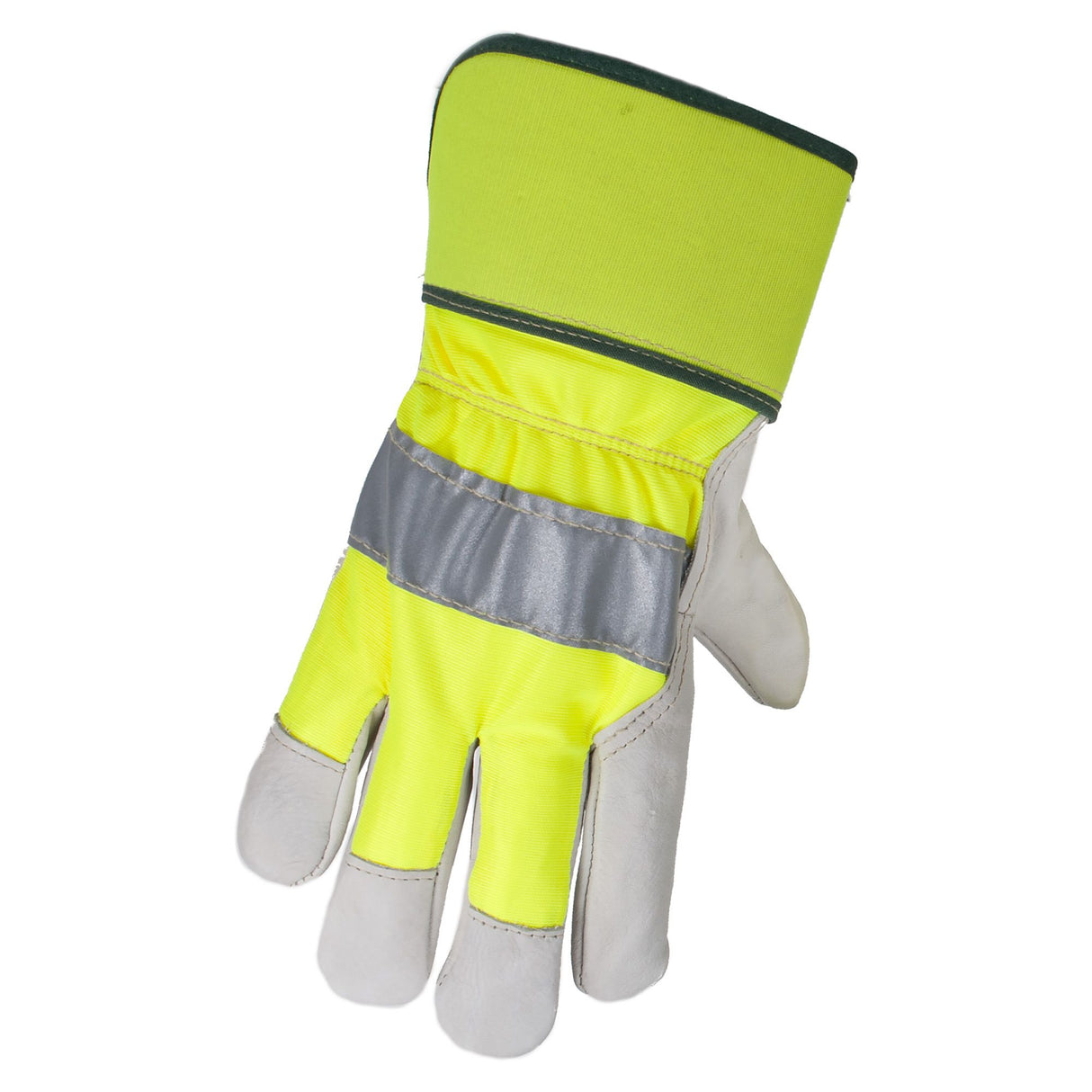 Gants en cuir de vache haute visibilité, Grand
