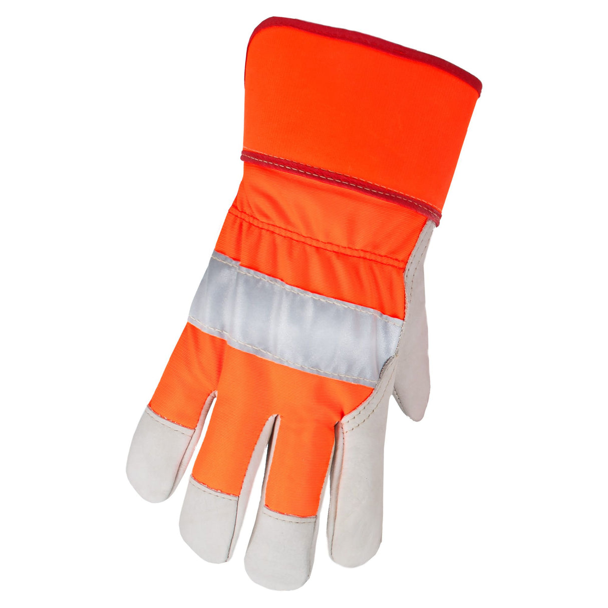 Gants en cuir de vache haute visibilité, Grand